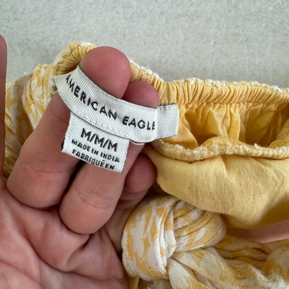 American Eagle Outfitters Yellow Floral Dress - Picture 6 of 7